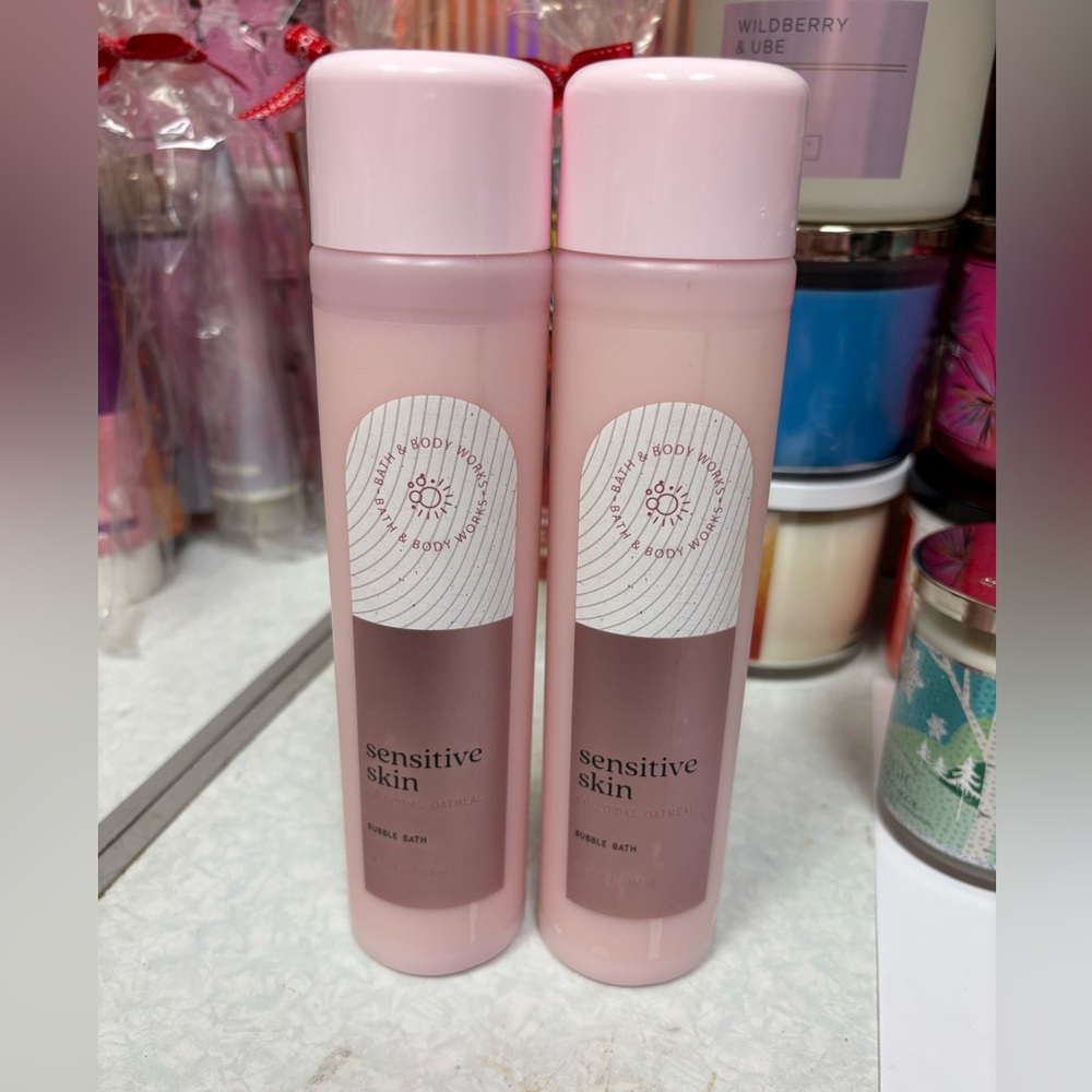 2 pc set oatmeal sensitive asking bubble bath